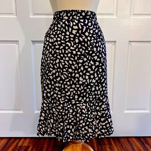 Ann Taylor mermaid skirt navy